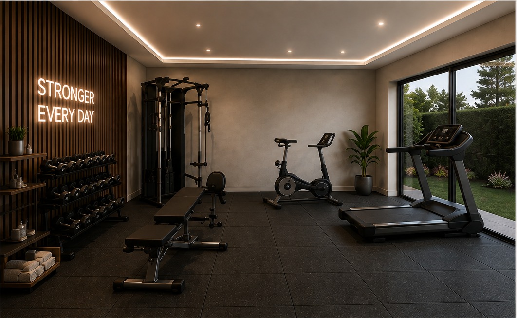 Concept rendering of the residents gym